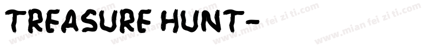 treasure hunt字体转换